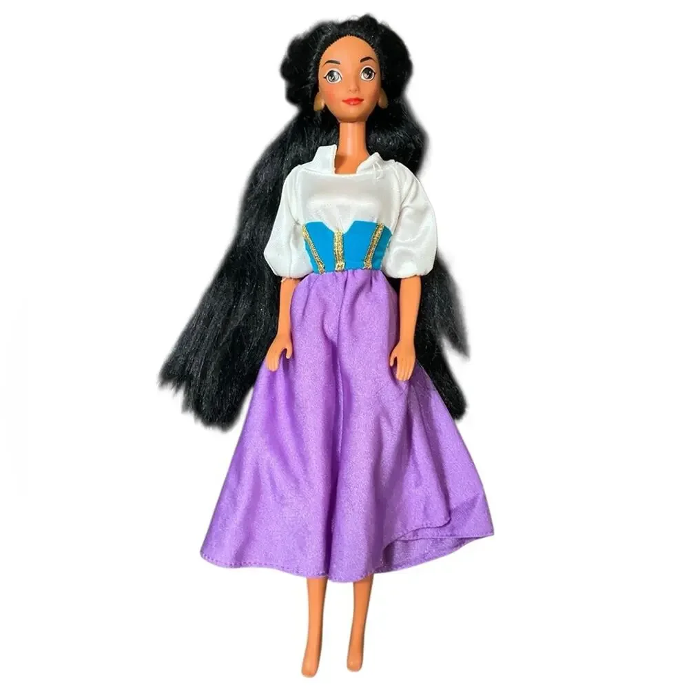 Disney Barbie Doll ESMERELDA Hunchback Notre Dame Gypsy Costume Gold.Earrings